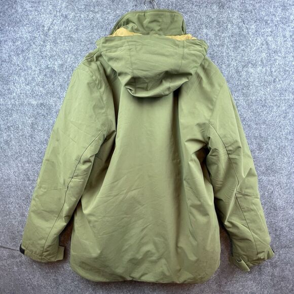Body Glove Ski Jacket Mens Extra Large Olive Gold Removable Lining Coat 3in1 - Picture 2 of 14